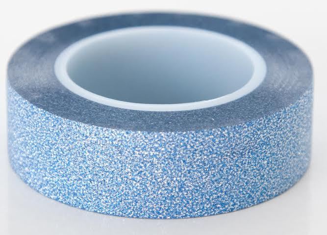 Blue Glitter Tape for Crafts & Decoration Secondary image