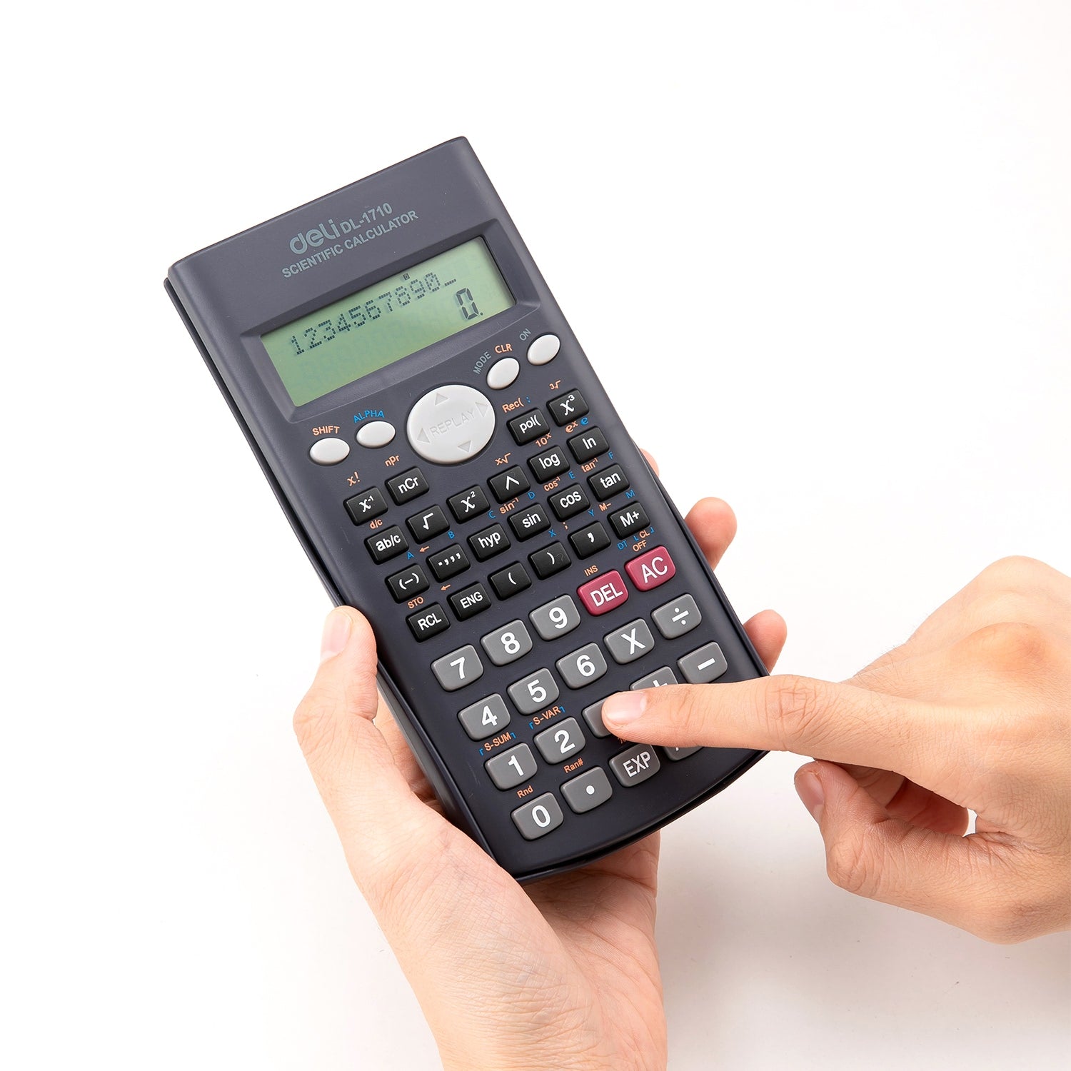Deli 240F Scientific Calculator 10+2 Digits - Al Masam Stationery LLC