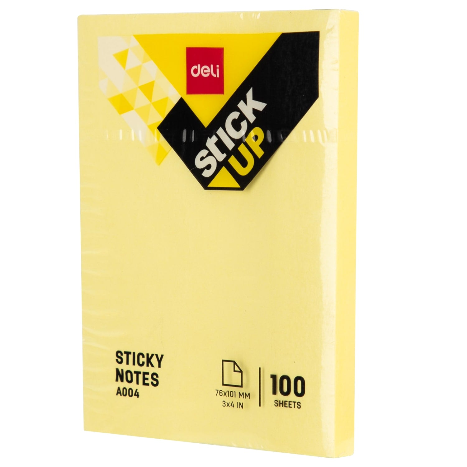 Deli Sticky Notes 76x101mm 3''x4'' Yellow - Al Masam Stationery LLC