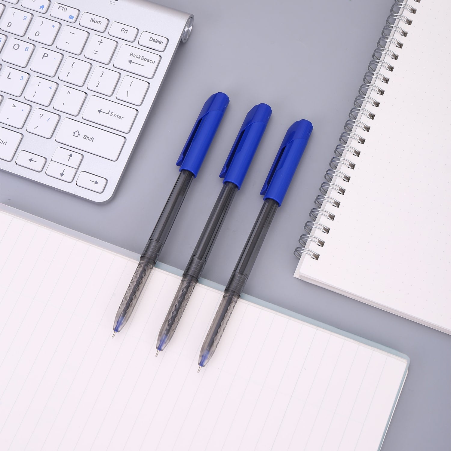 Deli Ball Point Pen Mini tip 0.7mm - Blue - Al Masam Stationery LLC