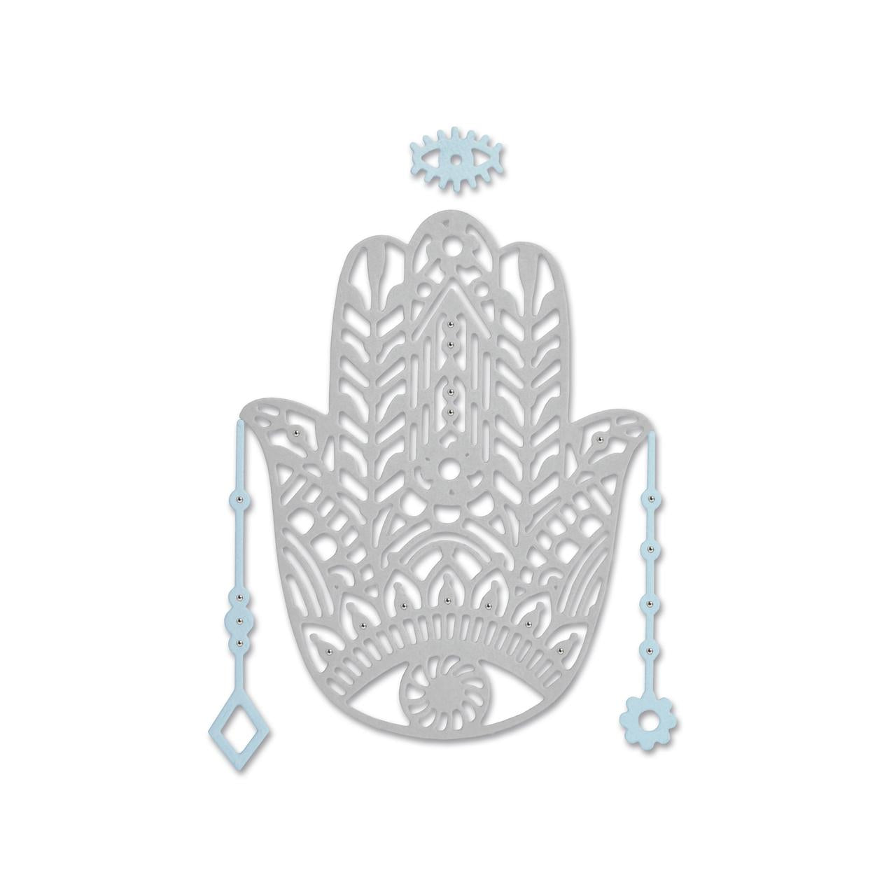 Thinlits Die Set 4Pk Hand Charm By Sophie Guilar - SIZ 663367 - Al Masam Stationery LLC