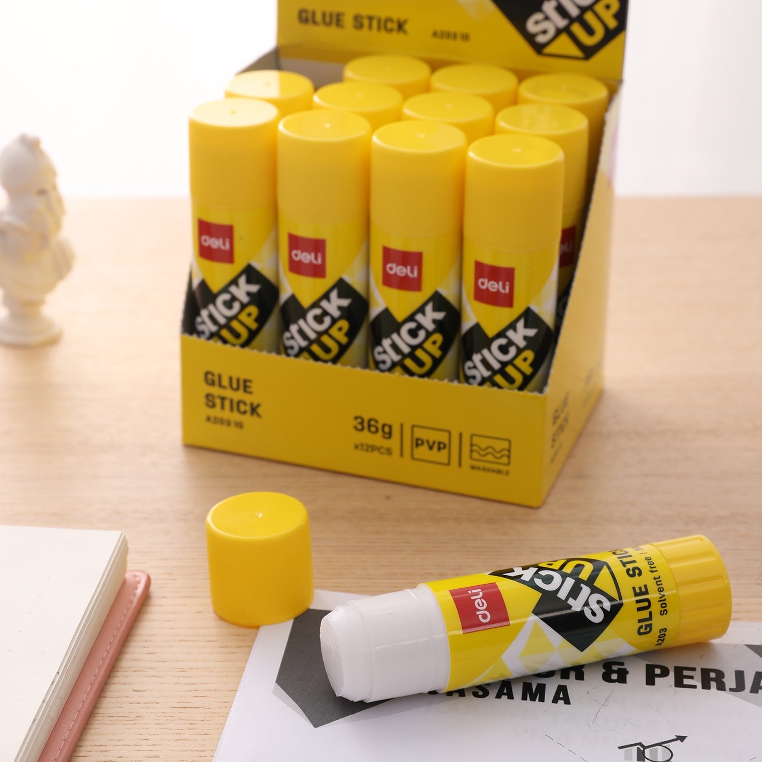 Deli Strong Adhesive PVP Glue Stick 36g - Al Masam Stationery LLC