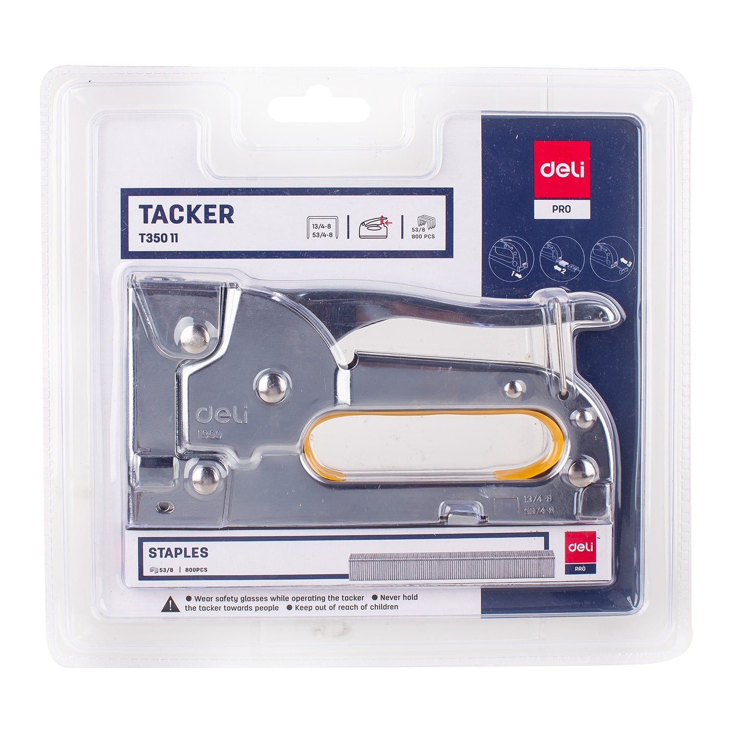 Deli Metal Tacker 8mm Value Pack - Al Masam Stationery LLC