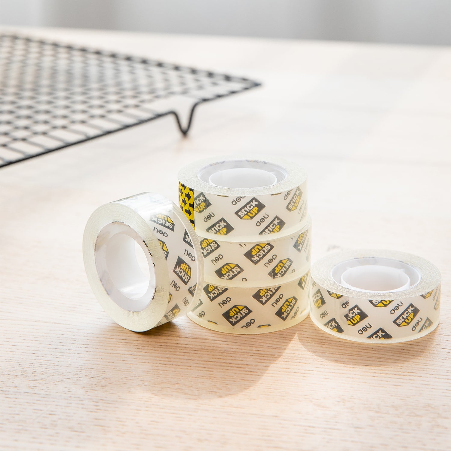 Deli Super Clear Office Tape 18mmx27m - Al Masam Stationery LLC