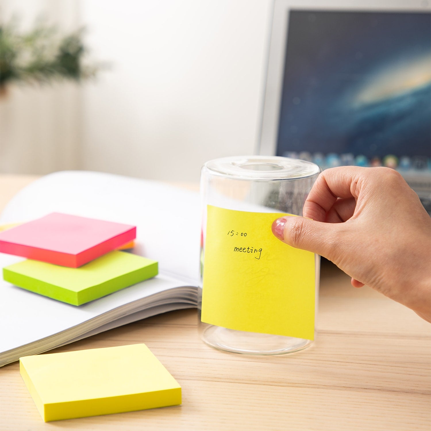 Deli Sticky Notes 76x76mm 3''x3'' - (EA03003) - Al Masam Stationery LLC