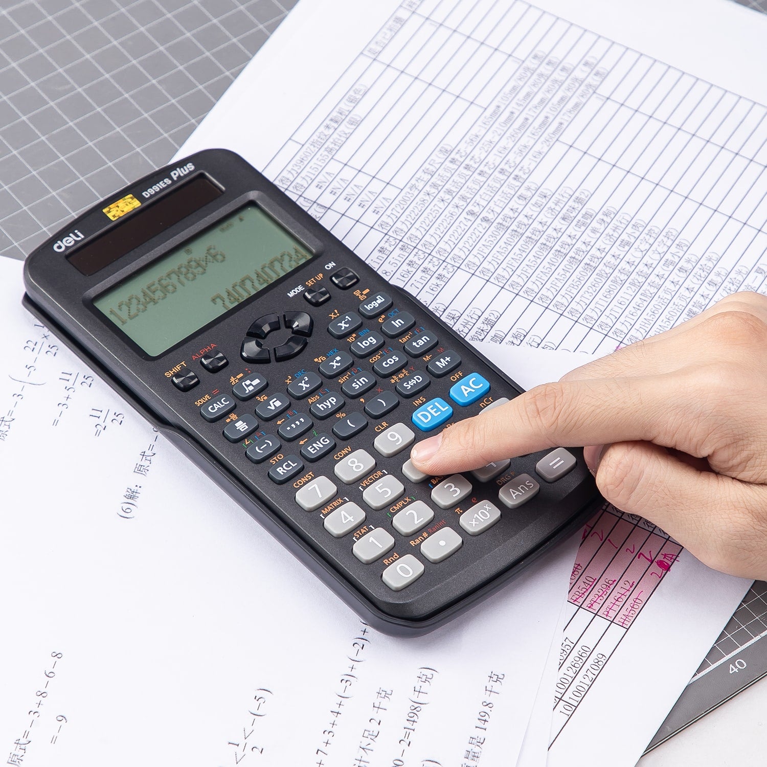 Deli 417F Scientific Calculato - Al Masam Stationery LLC