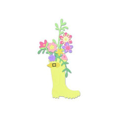 Thinlits Die Set 17Pk Rain Boot Planter By Olivia Rose - SIZ 663322 - Al Masam Stationery LLC