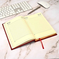 FIS Black A5 PU Gold-Edge 2026 Diary - FSDI19AEG26BK - Al Masam Stationery LLC