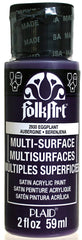 Folkart Multi-Surface Paint - Eggplant - Al Masam Stationery LLC