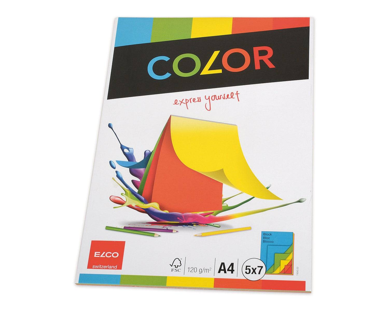 Elco Colored drawing pad A4 - Al Masam Stationery LLC Main image