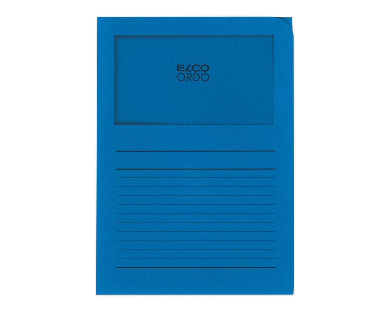 Elco Ordo classico royal blue, with line print - Al Masam Stationery LLC