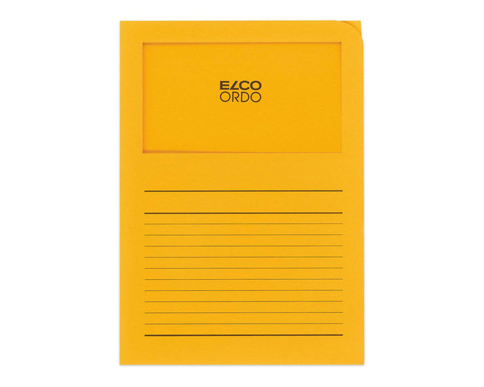 Elco Ordo classico golden yellow, with line print - Al Masam Stationery LLC