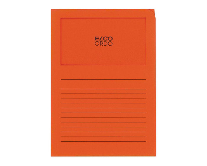 Elco Ordo classico orange, with line print - Al Masam Stationery LLC
