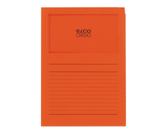 Elco Ordo classico orange, with line print - Al Masam Stationery LLC