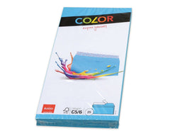 Elco Color C5/6 Envelope intense blue without window, adhesive closure - Al Masam Stationery LLC