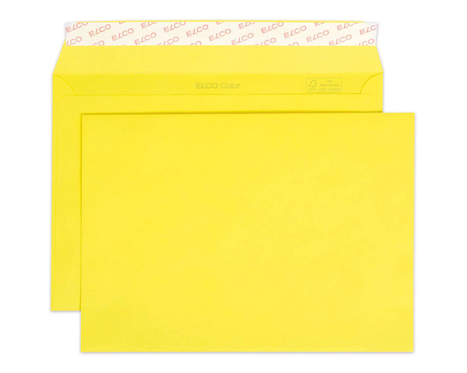 Elco Color C5 Envelope without window, intense yellow - Al Masam Stationery LLC