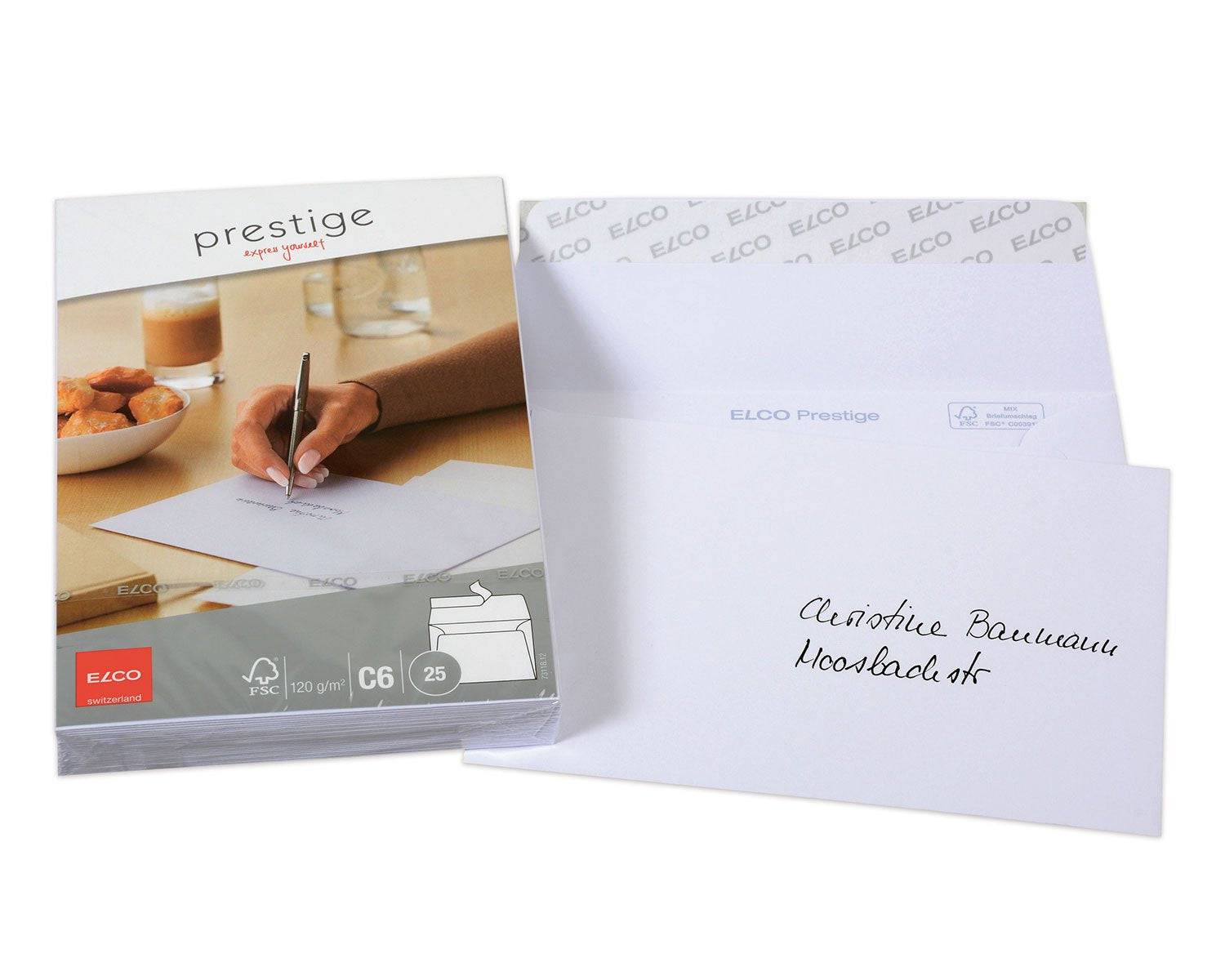 Elco Prestige C6 Envelope without window, adhesive closure - Al Masam Stationery LLC Main image