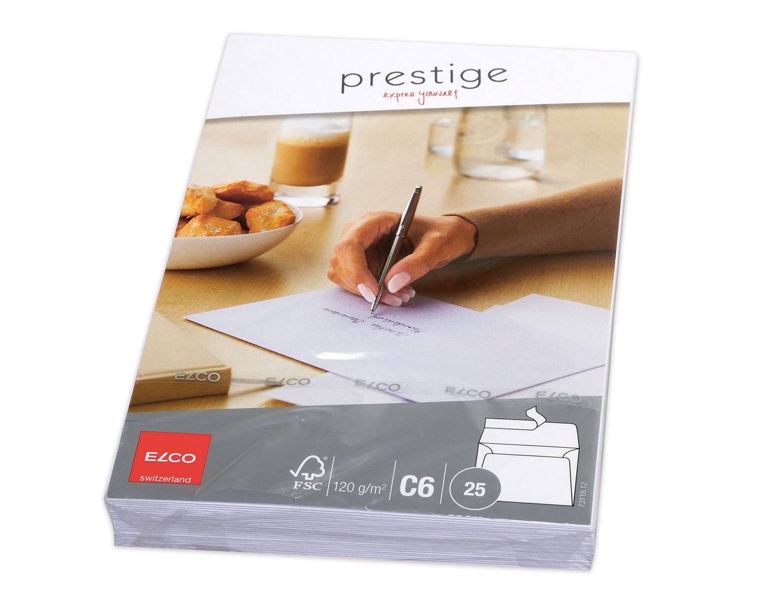 Elco Prestige C6 Envelope without window, adhesive closure - Al Masam Stationery LLC