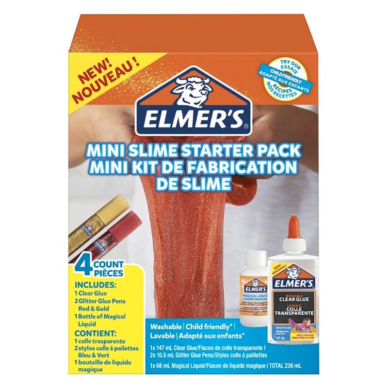 Elmer's Mini Slime Adhesive Kit Red And Gold Secondary image