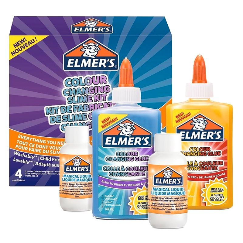 Elmer's Color Change Slime Adhesive Kit Multicolor Secondary image