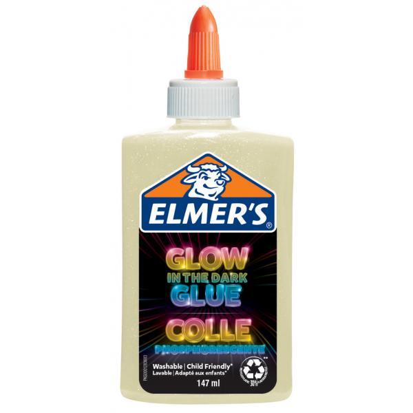 Elmer's Liquid Glue Glow Blue 147 ml - Al Masam Stationery LLC Main image