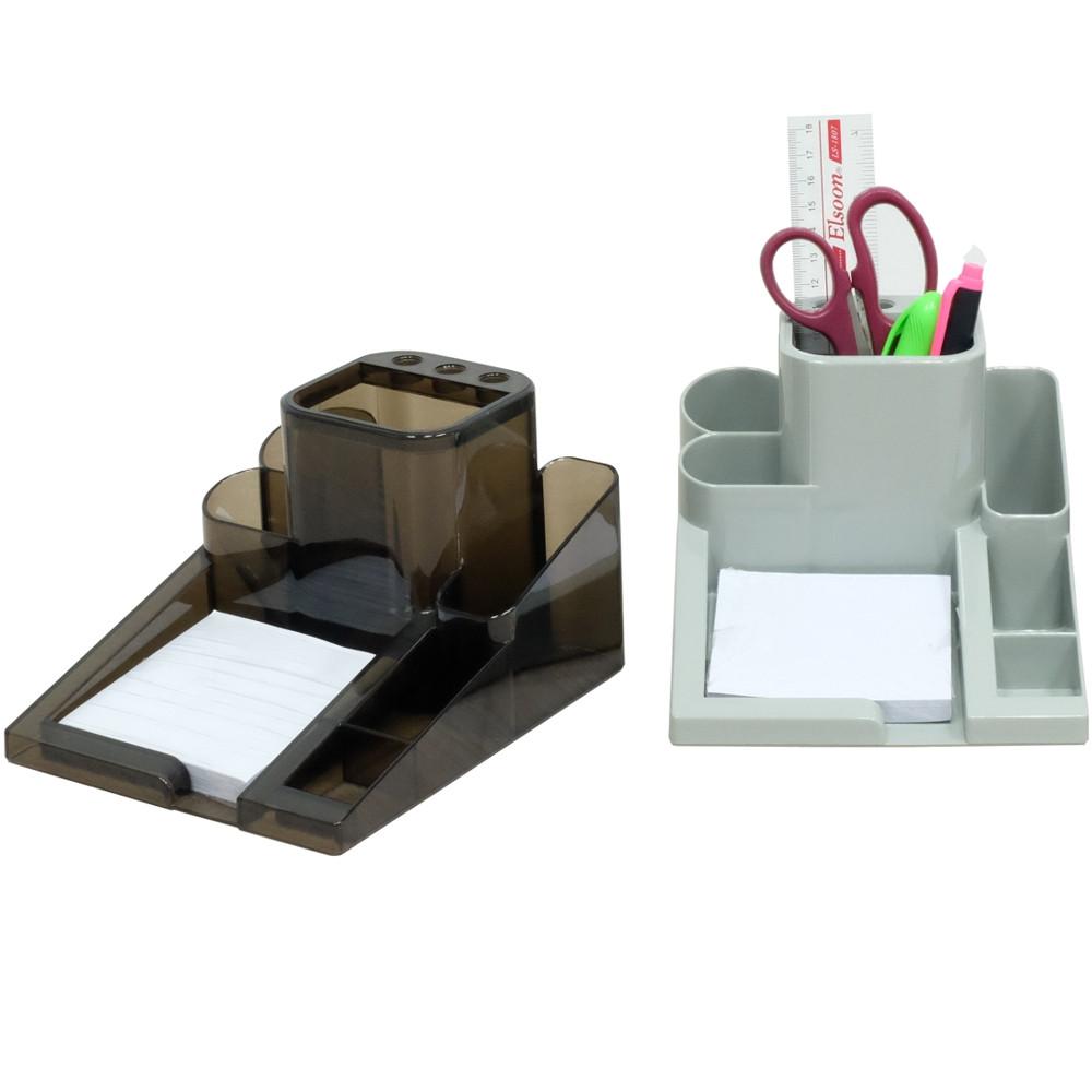 Elsoon LS98 Desk Organizer with Memopad - Al Masam Stationery LLC Main image