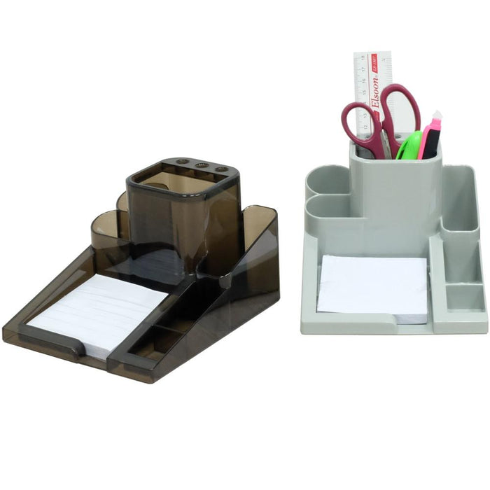 Elsoon LS98 Desk Organizer with Memopad - Al Masam Stationery LLC
