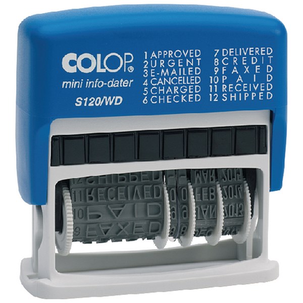 COLOP PHRASE DATER 4MM STAMP - Al Masam Stationery LLC