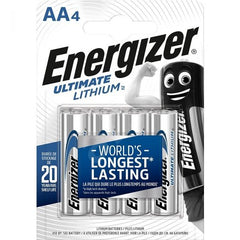 Energizer Battery Lithium L91 BP4 - AA 1.5V