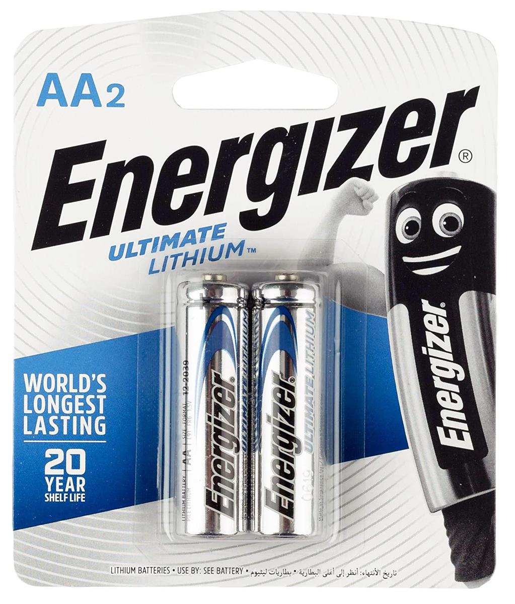 Energizer Battery Lithium L91 BP2 - AA 1.5V Main image