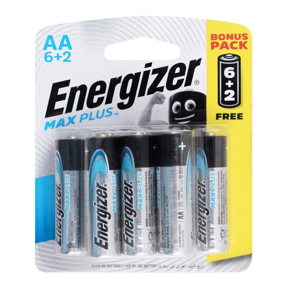 Energizer Max Plus Alkaline EP-91 BP8T (6+2) Main image