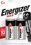 Energizer Battery +MAX Power Seal C2