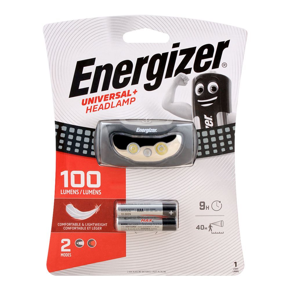 Energizer Universal + Head Lamp, HDCU22 (Pack of 1) - Al Masam Stationery LLC Main image