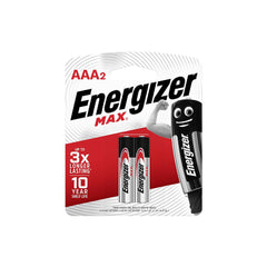 Energizer Batteries Max Alkaline E-92 BP 2 - AAA