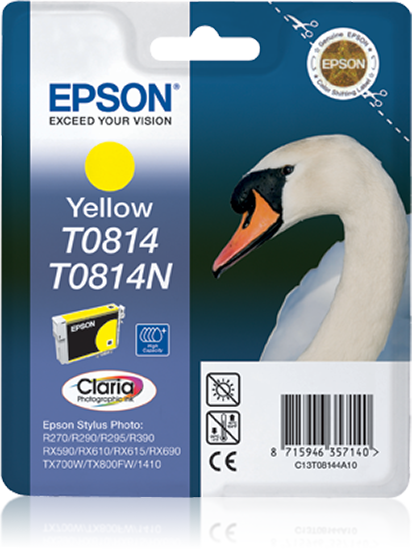 EPSON T0814 YELLOW - Al Masam Stationery LLC Main image