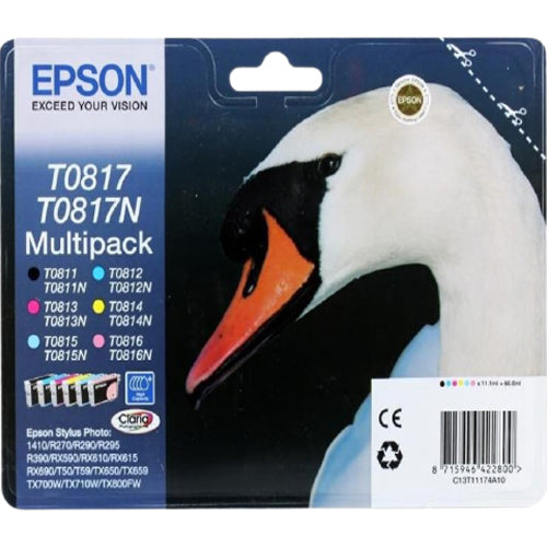 Epson T0817 Value Pack - Al Masam Stationery LLC Main image