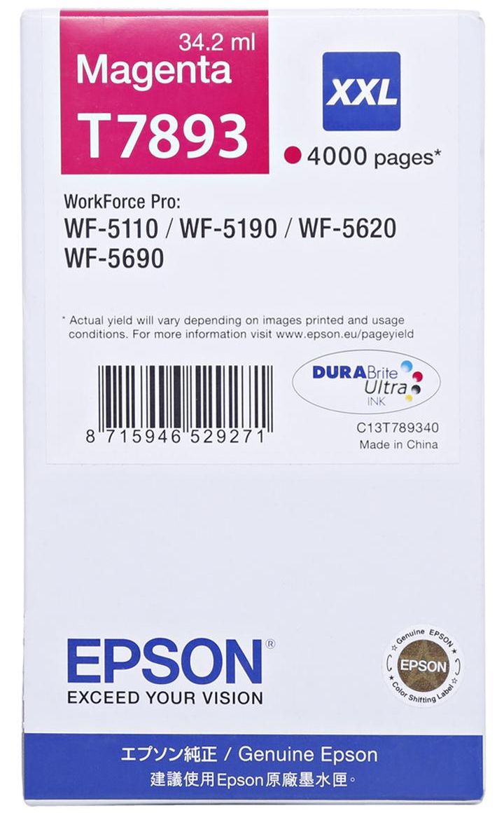 Epson T7893 Magenta - Al Masam Stationery LLC Main image