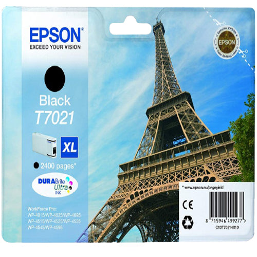 Epson Toner Black XL T7021 - Al Masam Stationery LLC Main image