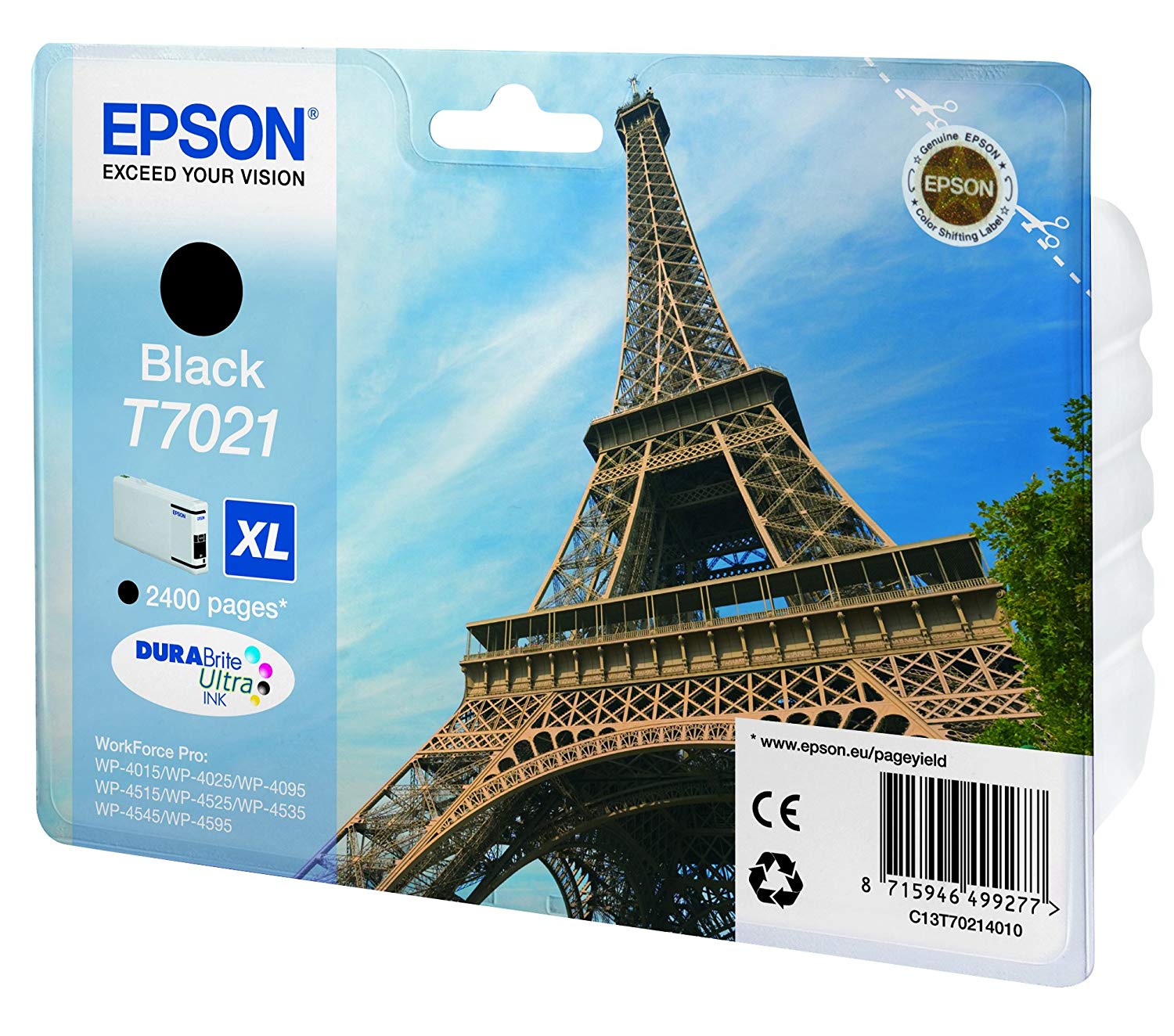 Epson Toner Black XL T7021 Secondary image