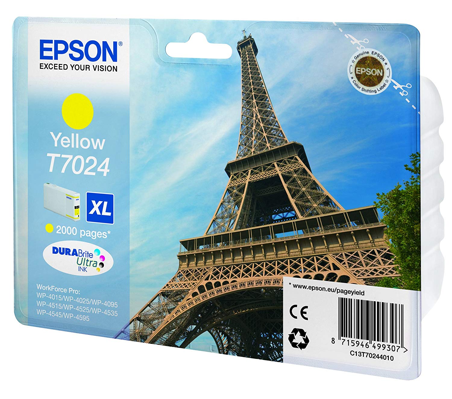 Epson Toner Yellow XL T7024 Secondary image