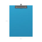 ErichKrause Clip-on tablet (Clip Board) Neon, A4, blue - Al Masam Stationery LLC
