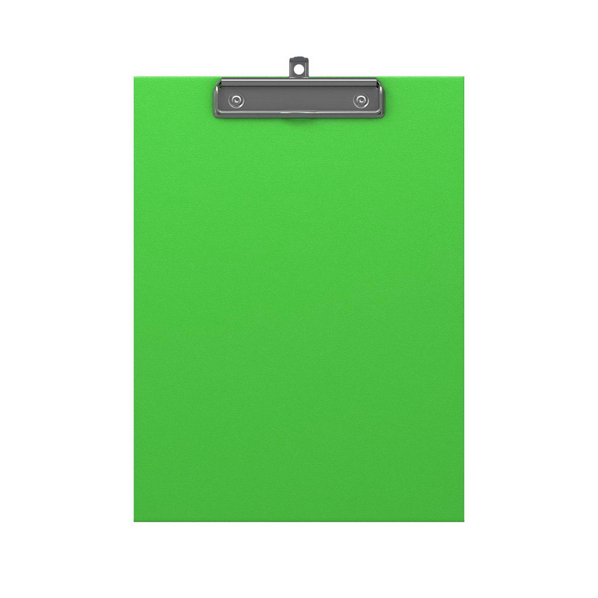 ErichKrause Clip-on tablet (Clip Board) Neon, A4, Green - Al Masam Stationery LLC Main image