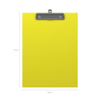 ErichKrause Clip-on tablet (Clip Board) Neon, A4, Yellow - Al Masam Stationery LLC