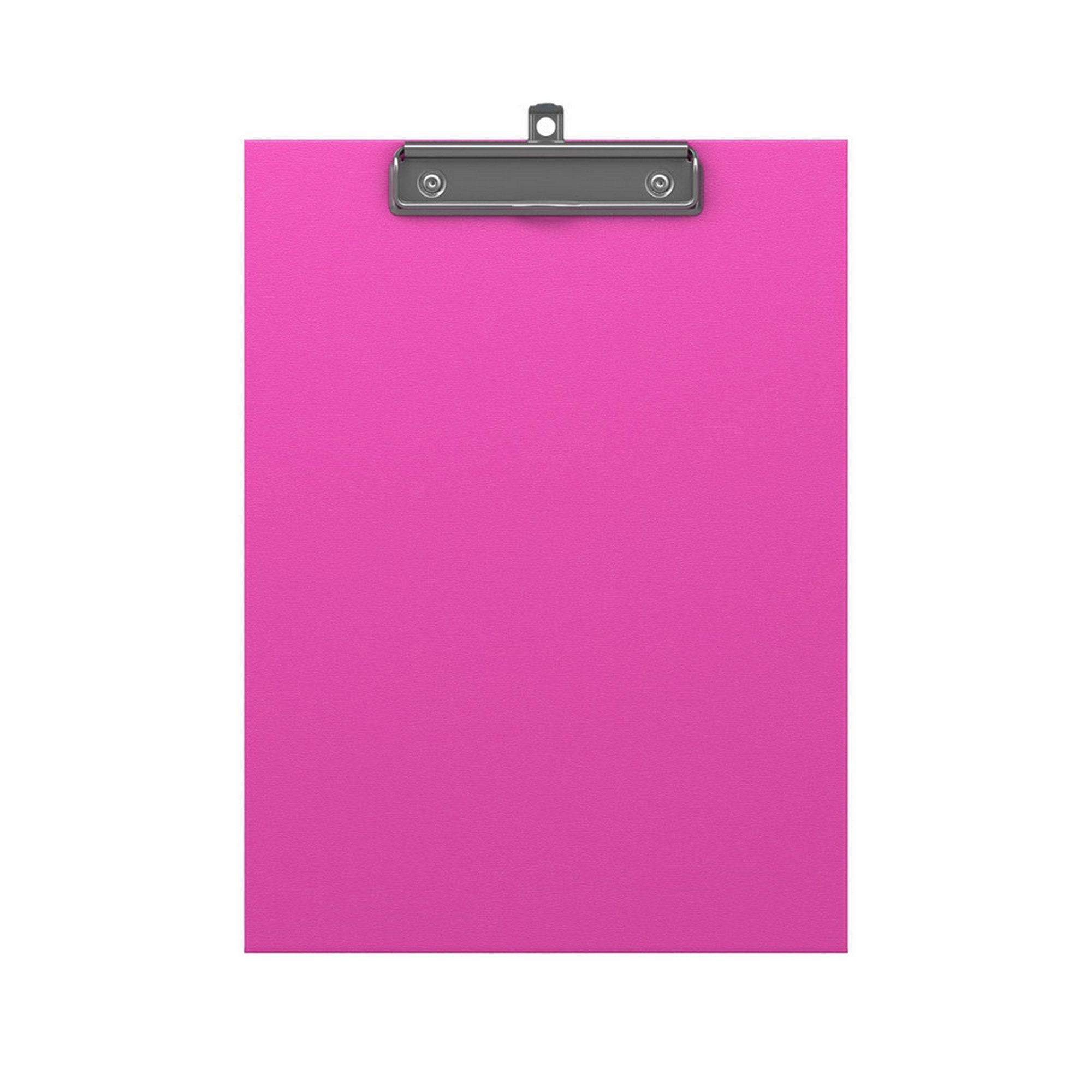 ErichKrause Clip-on tablet (Clip Board) Neon, A4, Pink - Al Masam Stationery LLC Main image