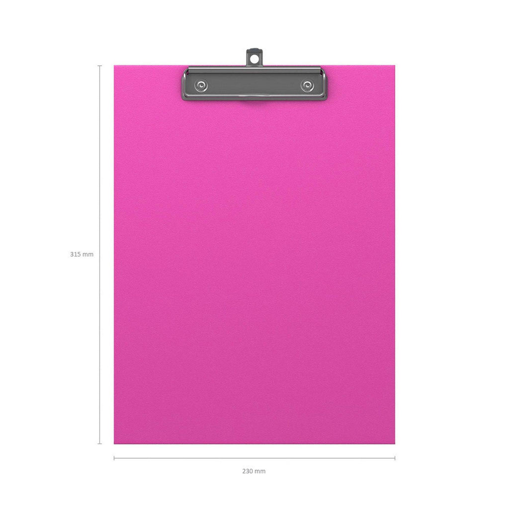 ErichKrause Clip-on tablet (Clip Board) Neon, A4, Pink - Al Masam Stationery LLC