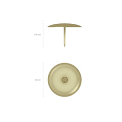 ErichKrause Copper-plated metal buttons (100 Pcs) - Al Masam Stationery LLC