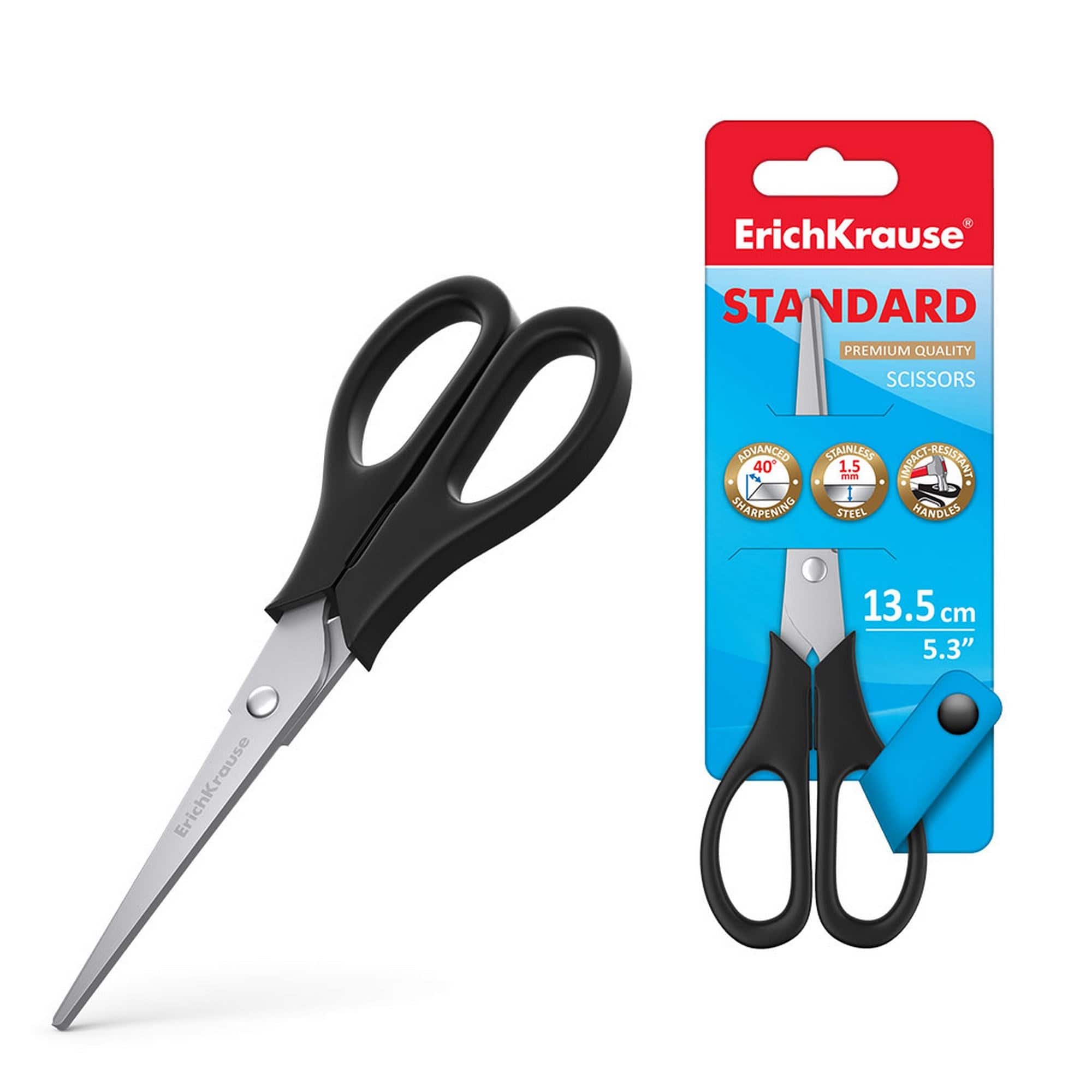 ErichKrause Scissors Standard, 13.5cm - Al Masam Stationery LLC Main image