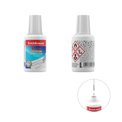 ErichKrause Extra correction fluid with brush, 20 g - Al Masam Stationery LLC