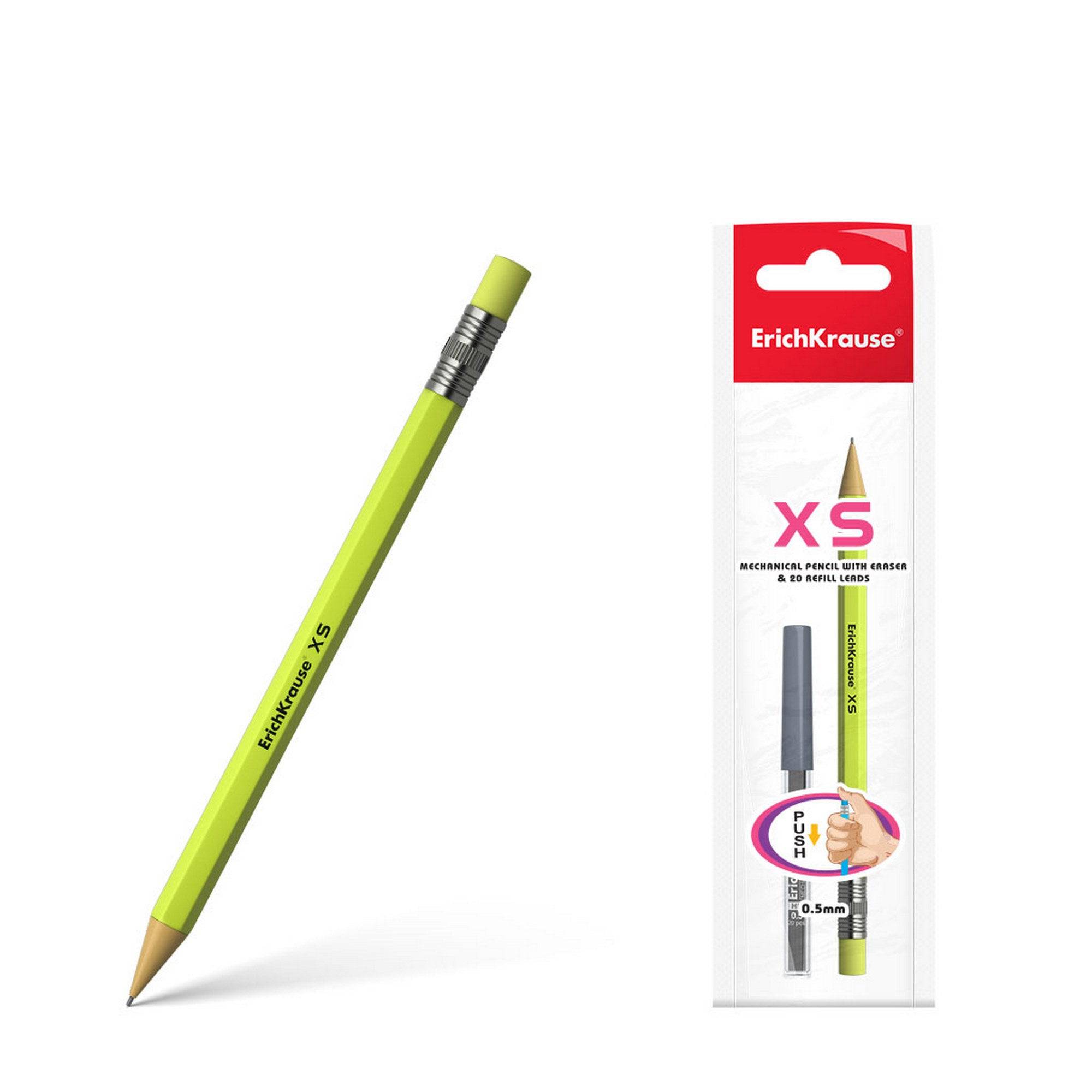 ErichKrause Mechanical pencil set with 20 leads 0.5 mm, HB - Al Masam Stationery LLC