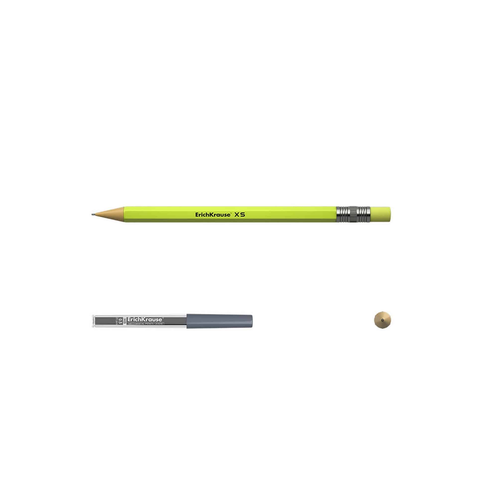 ErichKrause Mechanical pencil set with 20 leads 0.5 mm, HB - Al Masam Stationery LLC